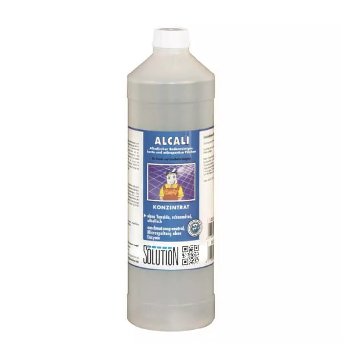 Solution-Glöckner Alcali 1l Bodenreiniger Unterhaltsreiniger alkalisch tensidfrei clendo shop luca