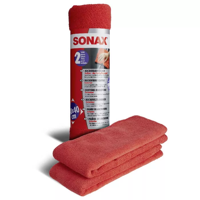 Sonax Microfasertuch Außen Lackpflege Autopflege 2 Stück