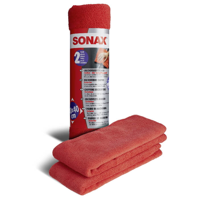 Sonax Microfasertuch Außen Lackpflege Autopflege 2 Stück