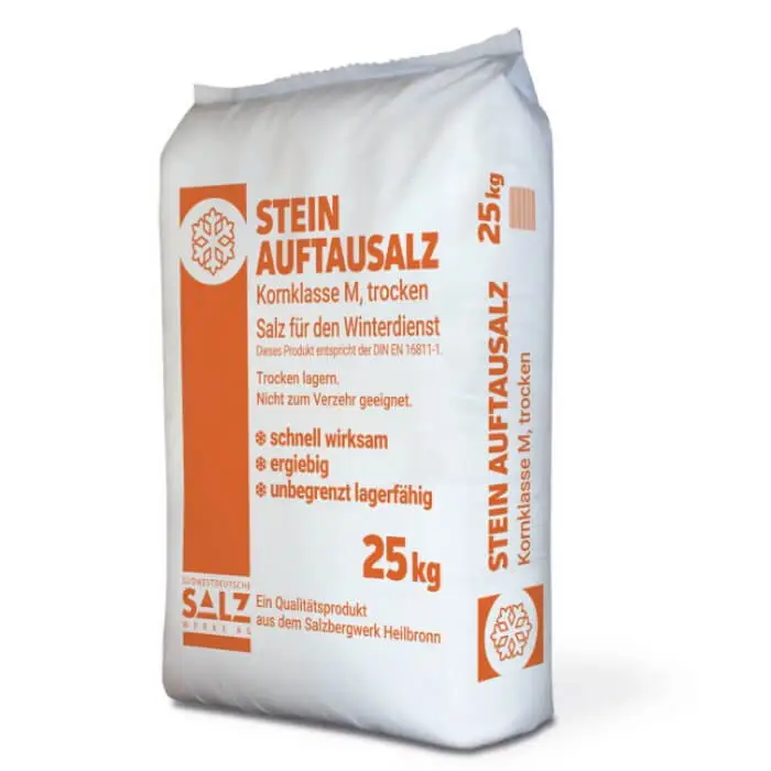 Südsalz Steinauftausalz - Streusalz Kornklasse M | 25 kg