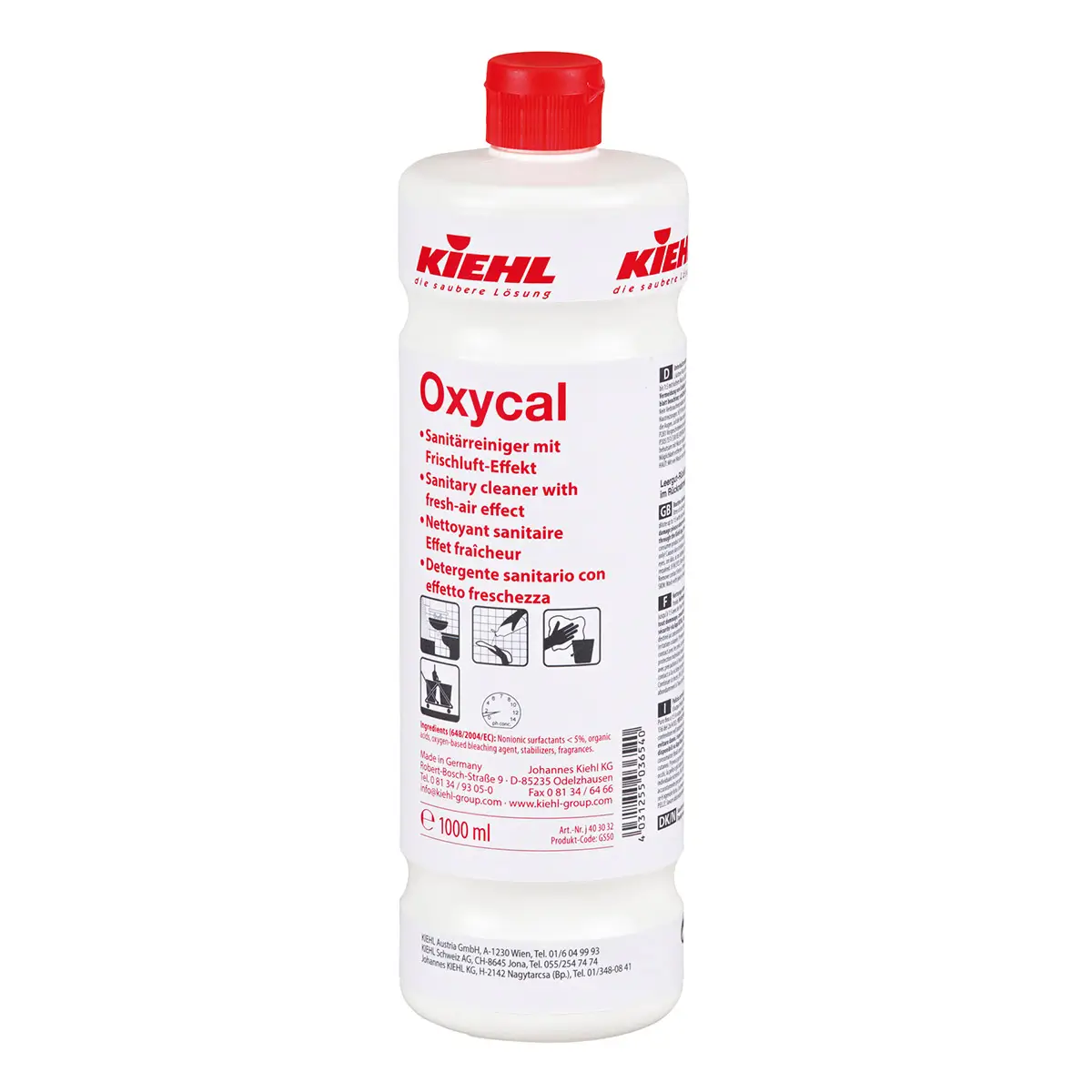 Kiehl Oxycal Sanitärreiniger 1 Liter Flasche