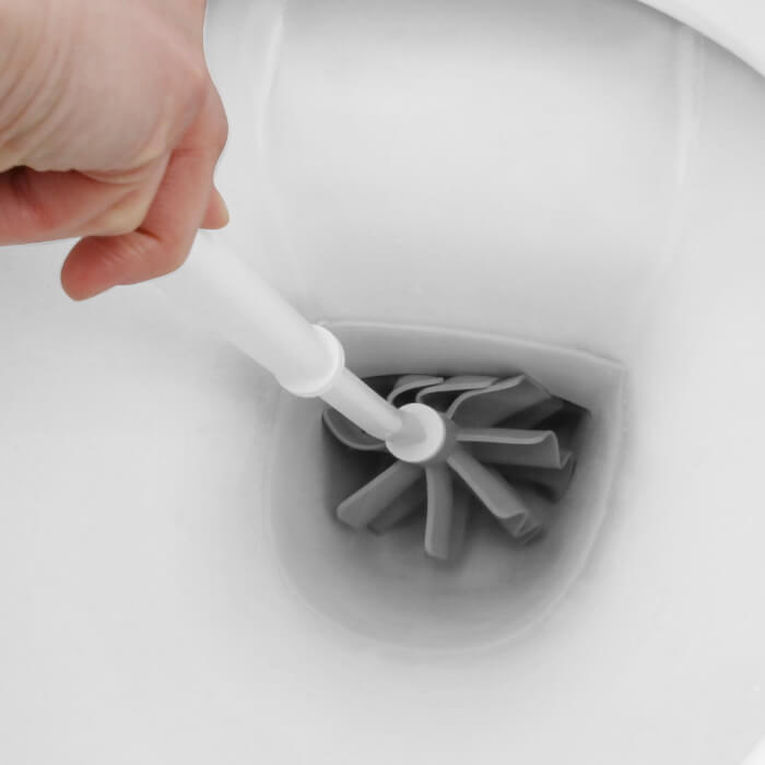 SAUBA Borstenlose Toilettenbürste | Klobürste | WC-Bürste LOOWY
