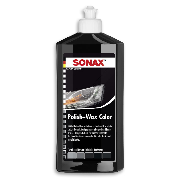 Sonax Polish & Wax Color 500ml Schwarz Autopflege Fahrzeugpflege Autopolitur