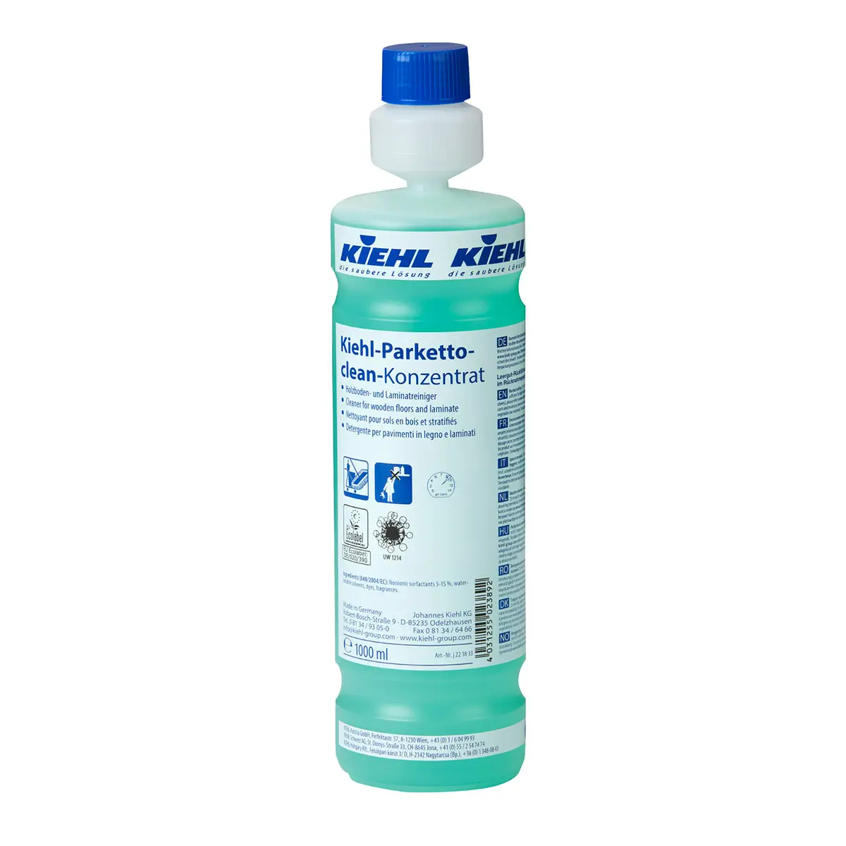 Kiehl Parketto Clean Konzentrat Parkettreiniger 1 Liter Flasche