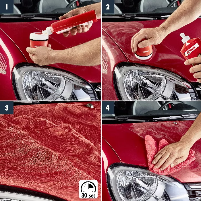 Sonax Polish & Wax Color 500ml Rot Autopflege Fahrzeugpflege Autopolitur Übersicht