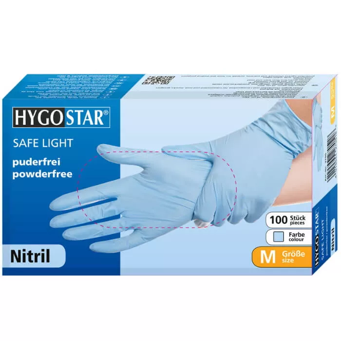 Hygostar Nitril-Handschuhe "Safe Light"