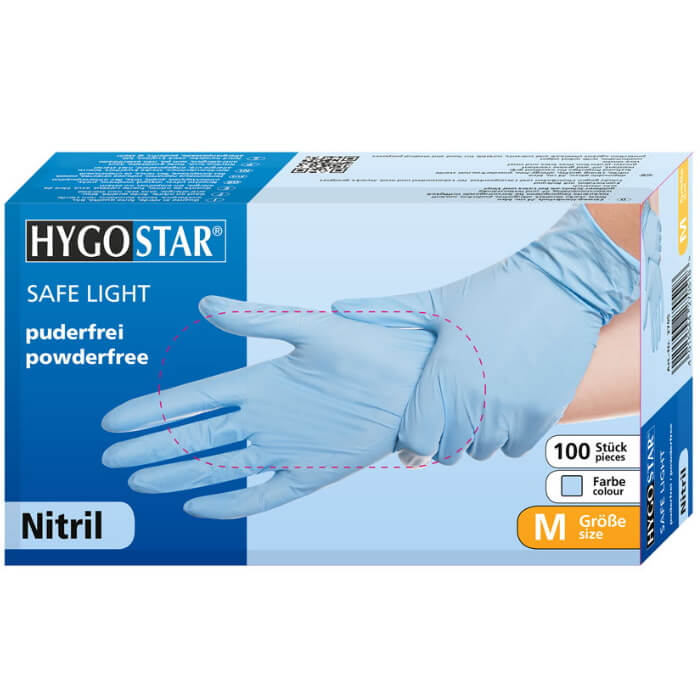 Hygostar Nitril-Handschuhe "Safe Light"